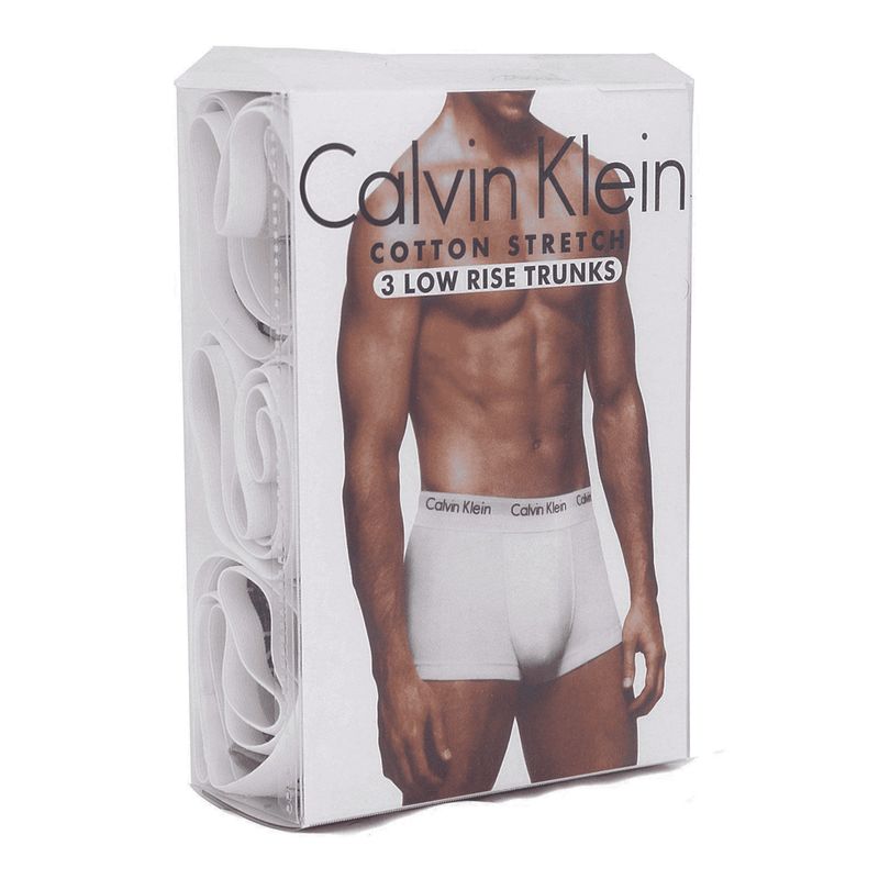 Cueca Calvin Klein 3 Low Rise Trunks - Roger's Tênis