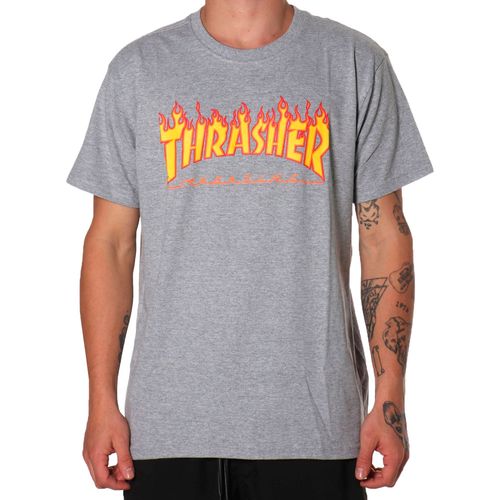 Camiseta Thrasher Flame Logo Masculino