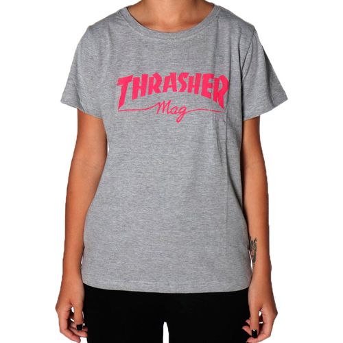 Camiseta Thrasher Mag Logo Feminino