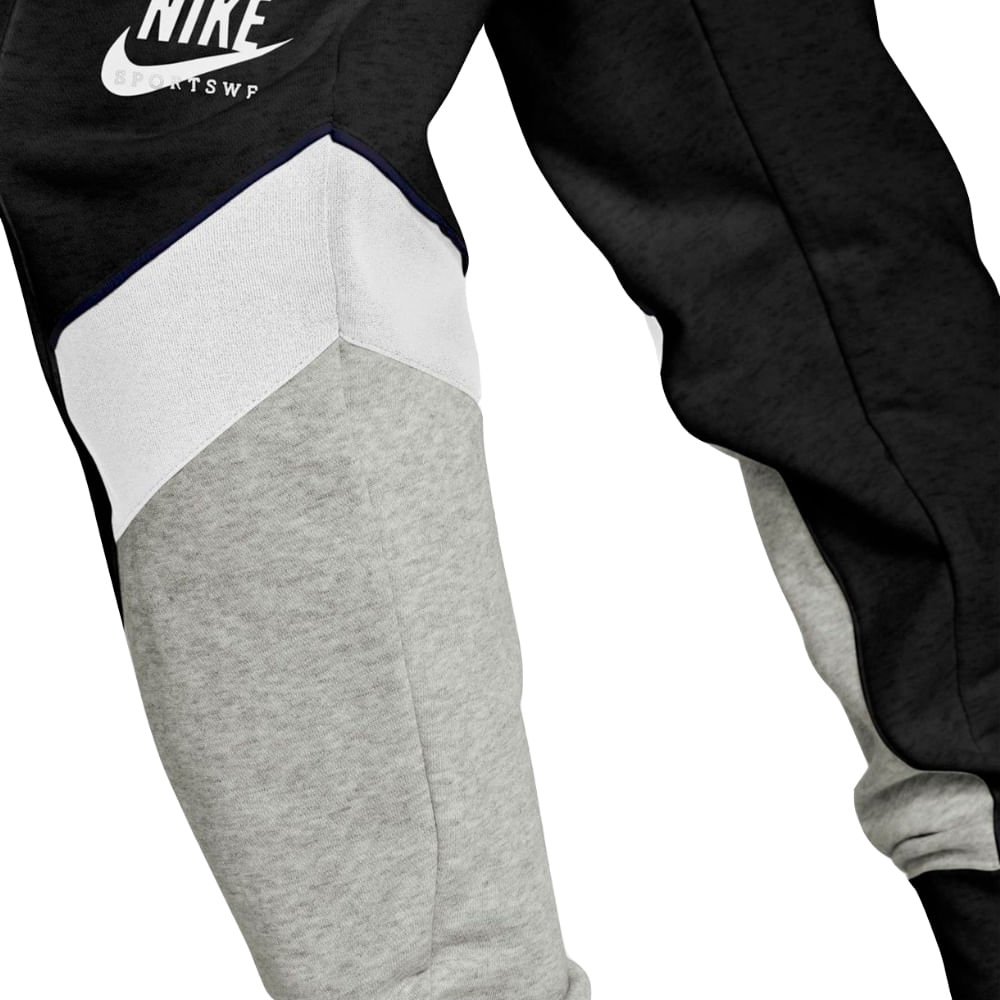 Calça nike fashion sportswear heritage jogger feminina