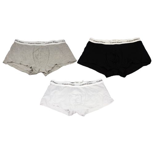 Cueca Ck 3 Low Rise Trunks Masculino