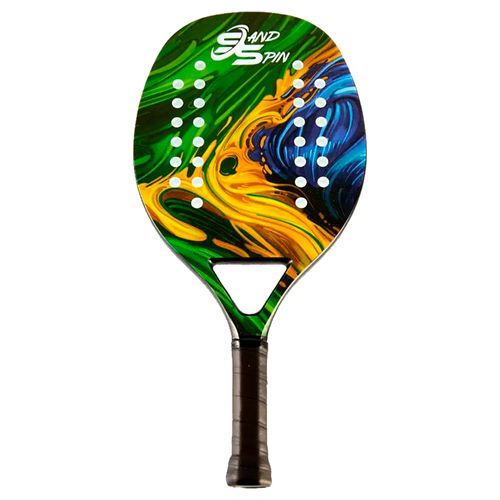 Raquete Sand Spin Beach Tennis Brazilian Flag Unissex