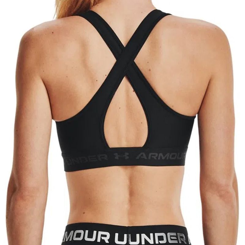 Top Under Armour Crossback Mid - feminino - branco, Under Armour, Roupas,  BRANCO